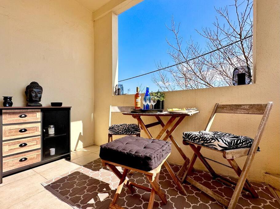 Le Coin De Mer 2, Bord De Mer, Plage 30M, Cosy, Clim, Wifi, 4 Personnes Fos-sur-Mer Bagian luar foto